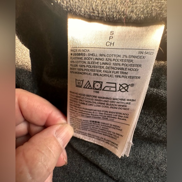 Banana Republic size small olive green hooded twill Adirondack barn jacket . - Picture 7 of 13